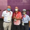 David at the Tokyo 2020 Olympics with Goran Akerstrom and Emily Sandler