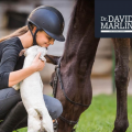 Horse rider who owns a horse and dog